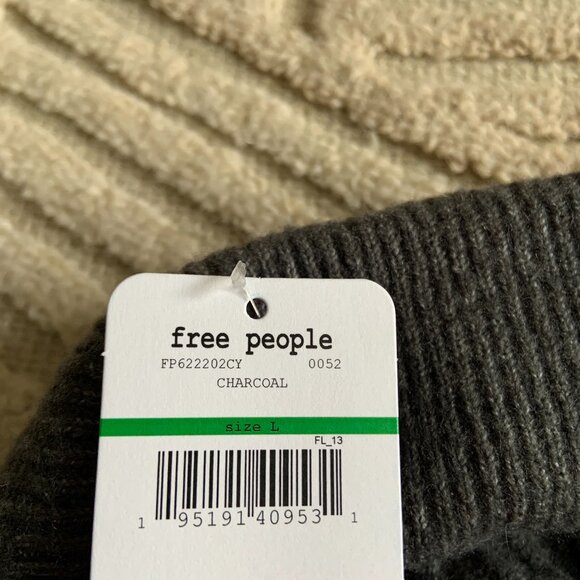 Free People Intimately Around the Clock Knit Jogger Pants Charcoal Size L - Picture 11 of 12